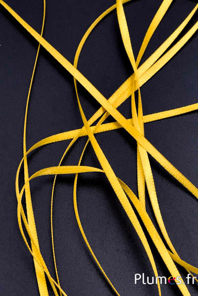 Satinband - Breite 3 mm - gelb